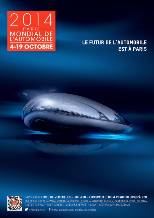 Le Mondial de l'Auto à la porte de Versailles <br>jusqu'au 19 octobre 2014