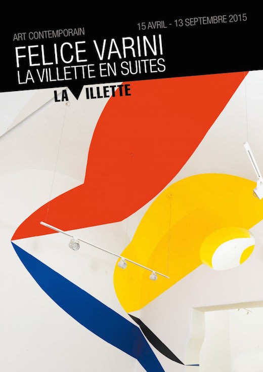 Exposition Felice Varini à La Villette du 15 avril au 13 septembre 2015
