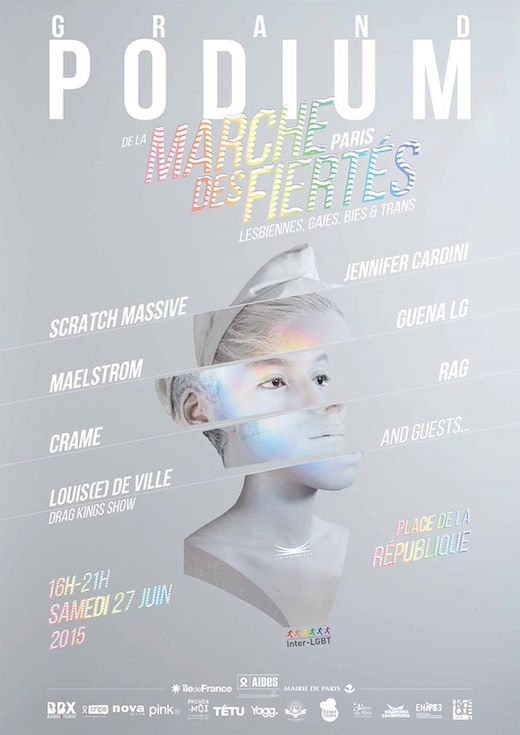 Marche des fiertés (Gay Pride) à Paris samedi 27 juin 2015