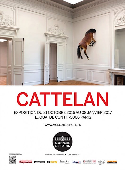 Exposition Maurizio Cattelan Not Afraid of Love à la Monnaie de Paris jusqu'au 8 janvier 2017