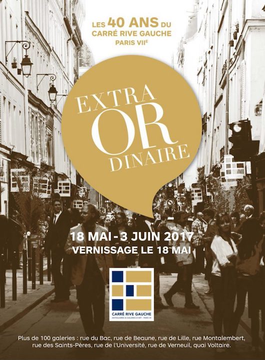 Le Carré Rive Gauche fête ses 40 ans du 18 mai au 3 juin 2017