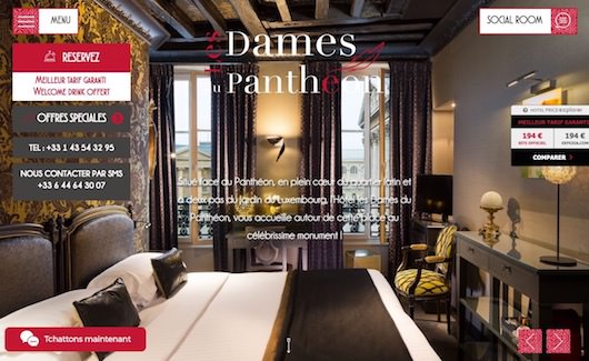 Hôtel les Dames du Panthéon **** réservez sur notre site web pour le meilleur tarif garanti !