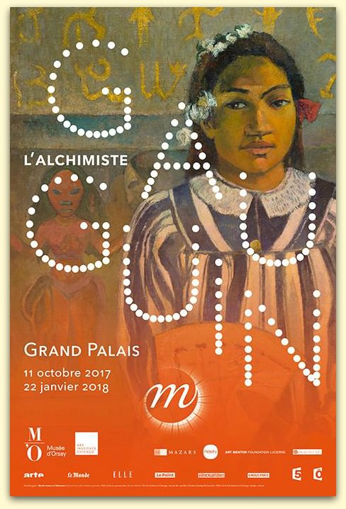 Exposition Gauguin l’alchimiste au Grand Palais du 11 octobre 2017 au 22 janvier 2018