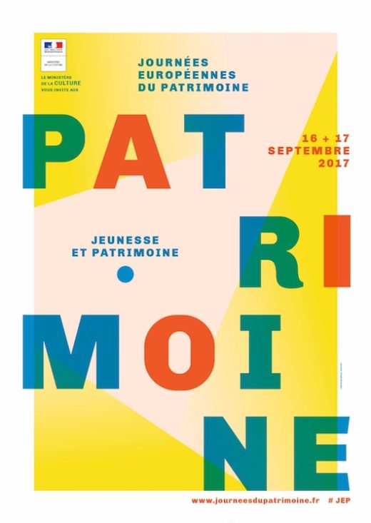 Les Journées du Patrimoine le 16 &amp; 17 septembre 2017