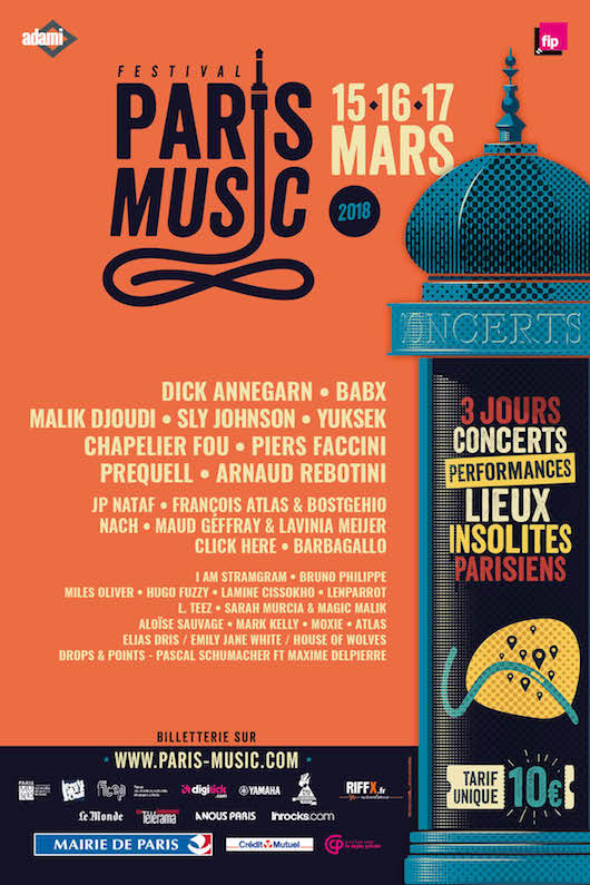 Paris Music Festival le 15, 16 & 17 mars 2018