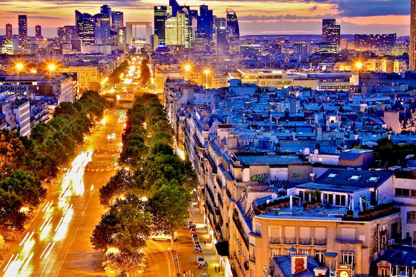 Voir le coucher du Soleil dans l'axe de l’Arc de Triomphe les 7, 8 et 9 mai 2018