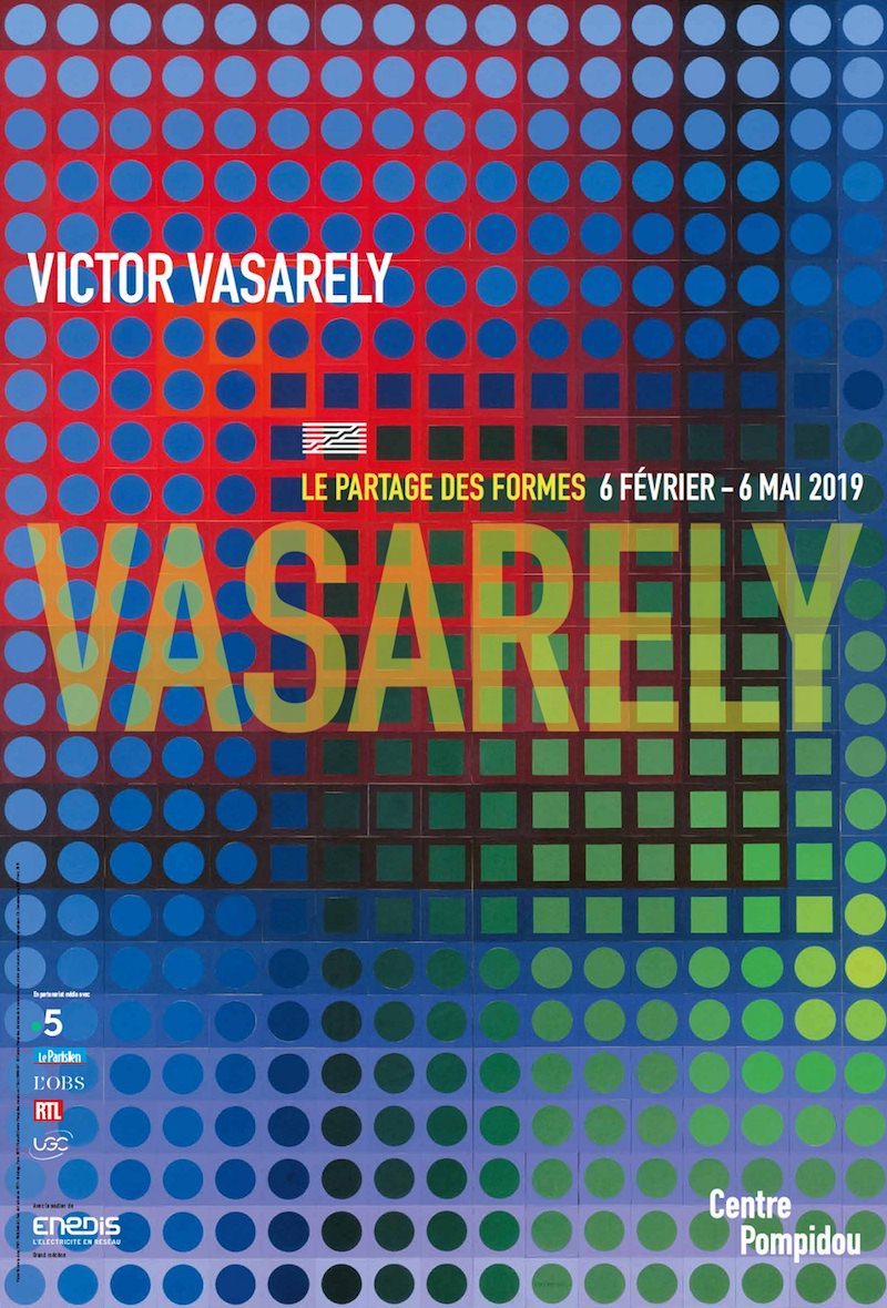 Rétrospective Vasarely au Centre Pompidou du 6 février 2019 au 6 mai 2019