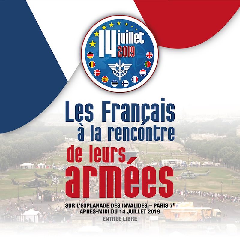 Le défilé militaire sur les Champs-Élysées le 14 juillet 2019