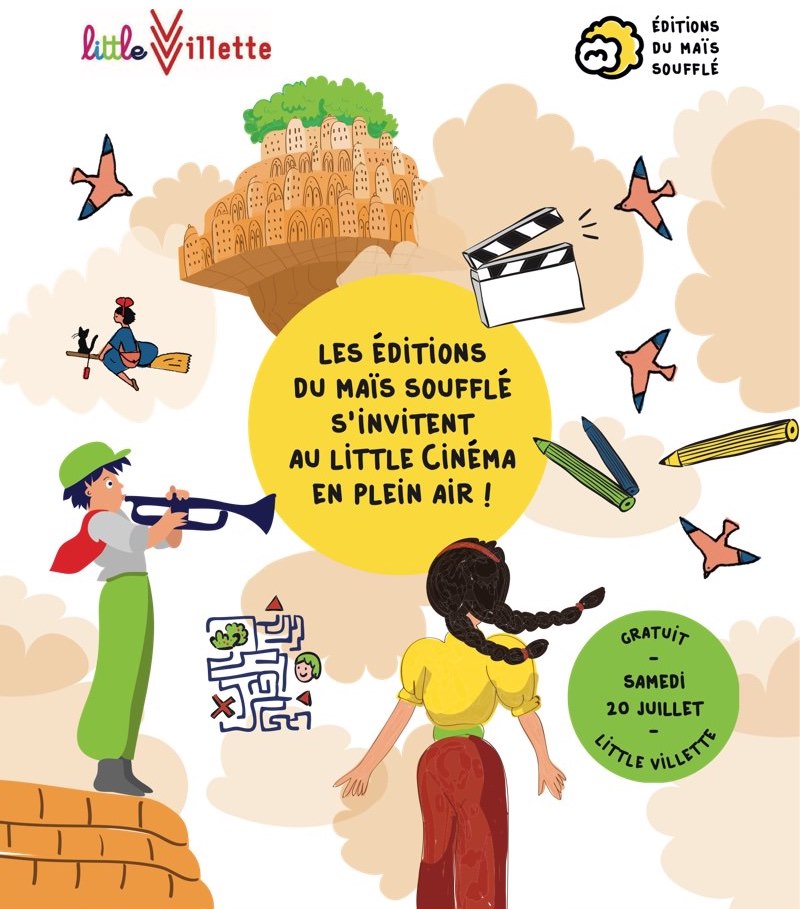 Little Cinéma en plein air le samedi 20 juillet à La Villette