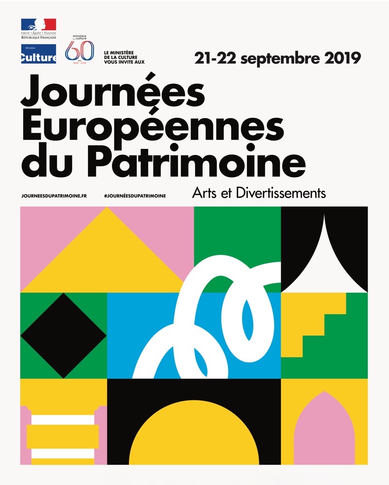 Les Journées du Patrimoine le 21 & 22 septembre 2019