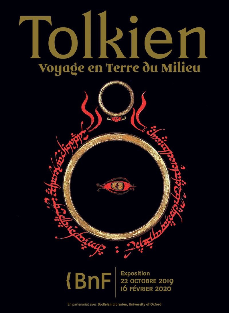 Exposition Tolkien, voyage en Terre du Milieu à la BNF du 22 octobre 2019 au 16 février 2020