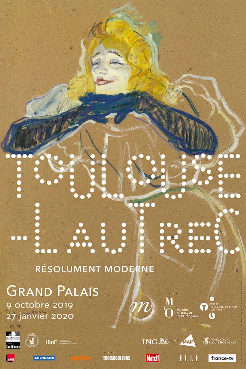 Exposition Toulouse-Lautrec - résolument moderne au Grand Palais du 9 octobre 2019 au 27 janvier 2020