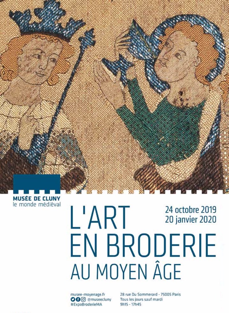 Exposition L’art en broderie au Moyen Âge au Musée de Cluny jusqu'au 20 janvier 2020
