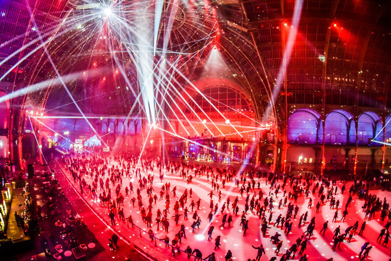 Le Grand Palais des Glaces - a giant ice rink at the Grand Palais, 13th December 2019 - 8th January 2020