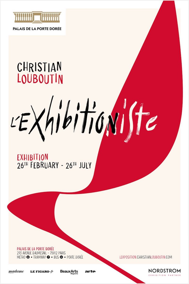 Exposition Christian Louboutin au Palais de la Porte Dorée du 26 février au 26 juillet 2020
