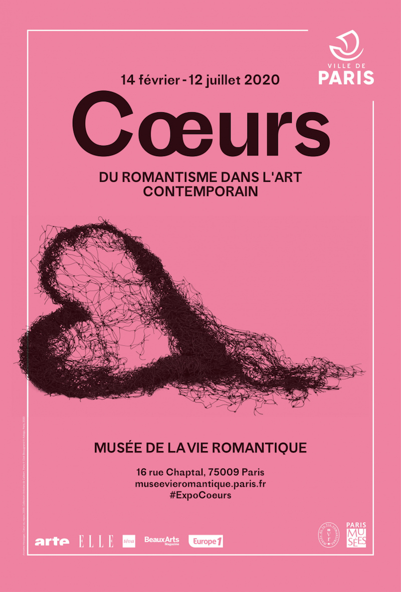 Exposition Cœurs au Musée de la Vie Romantique du 14 février au 12 juillet 2020