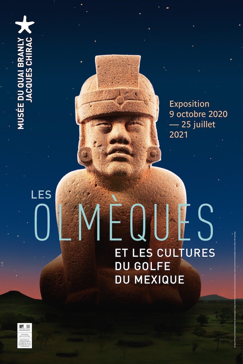 Exposition Les Olmèques et les cultures du golfe du Mexique au Musée du Quai Branly du 9 octobre 2020 au 25 juillet 2021