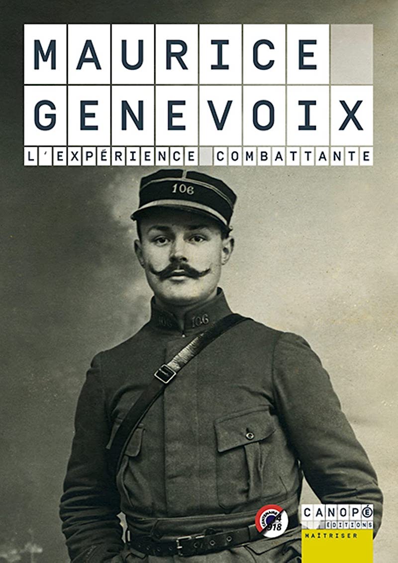 Image of DVD cover of a documentary about the life of Maurice Genevoix, called L'expérience combattante