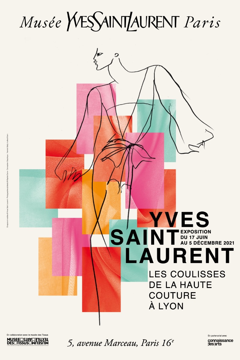 Exposition Les coulisses de la haute couture à Lyon au Musée Yves Saint Laurent du 17 juin au 5 décembre 2021