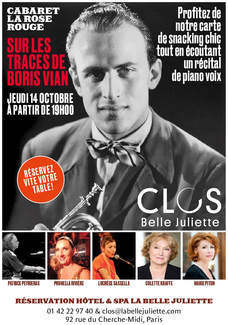 Soirée Cabaret de la Rose Rouge à la Belle Juliette le 14 octobre 2021