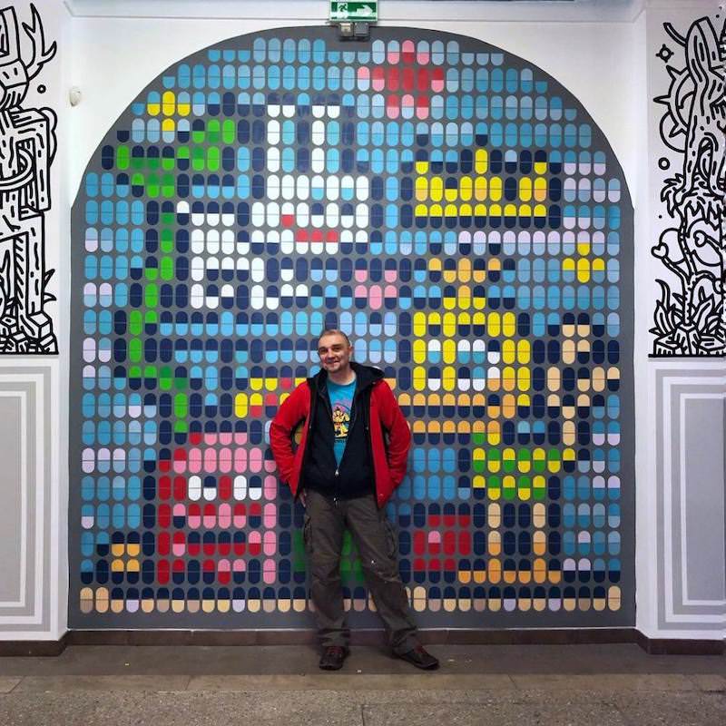 Imaginary Worlds exhibition by Speedy Graphito at the Musée en Herbe until 15th October 2022