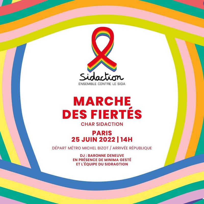 La Marche des Fiertés 2022 à Paris le 25 juin