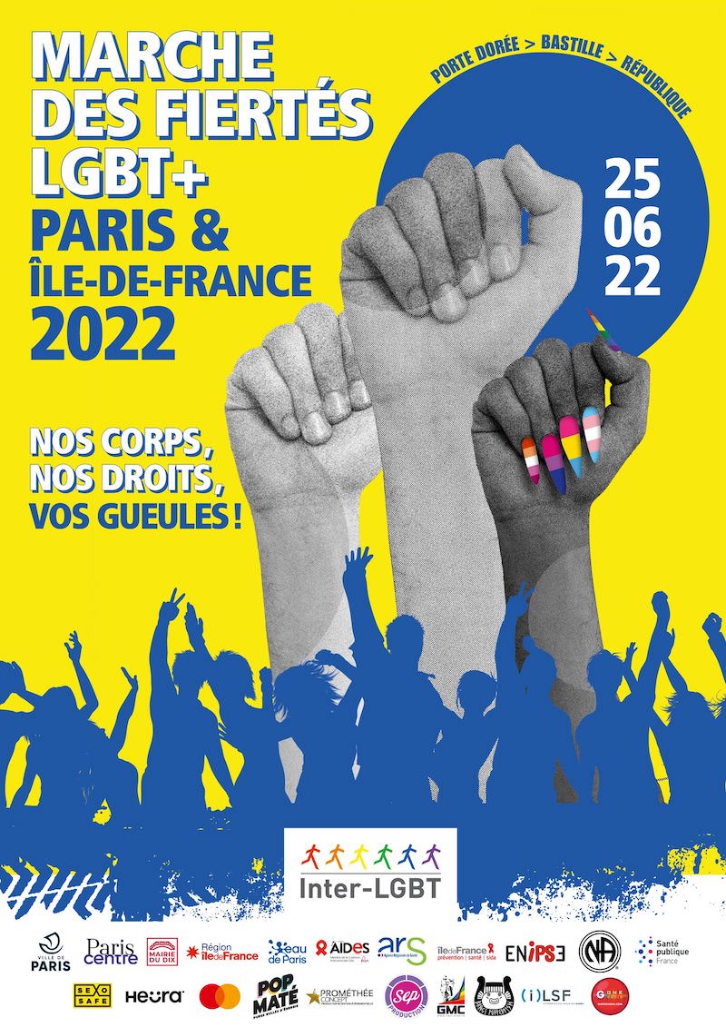 La Marche des Fiertés 2022 à Paris le 25 juin