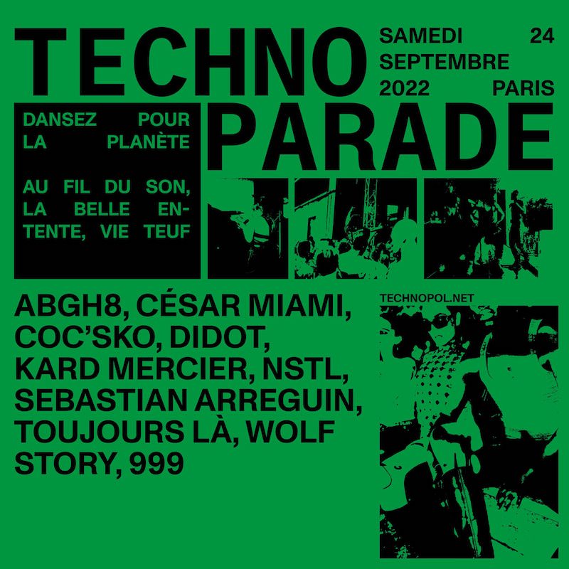 La Techno Parade 2022 à Paris le 24 septembre