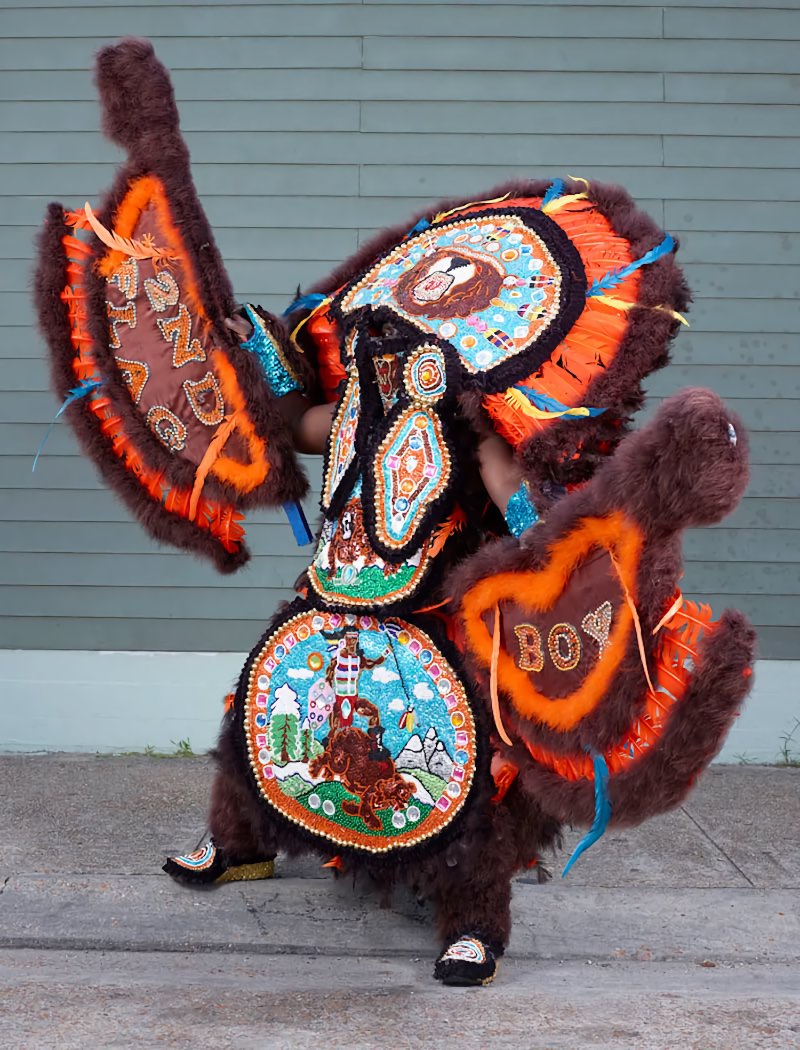 Black Indians from New Orleans exhibition at the Quai Branly Museum from 4th October 2022 - 15th January 2023