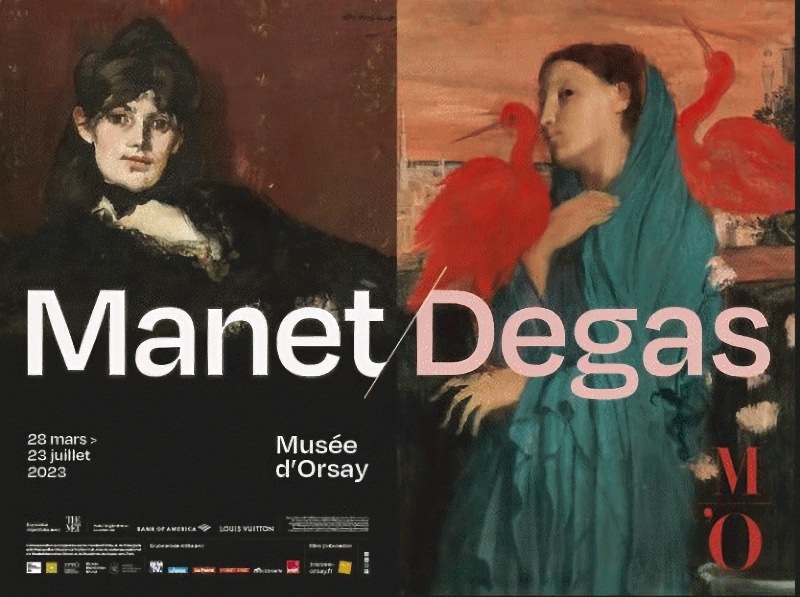 Exposition Manet / Degas au Musée d'Orsay du 28 mars au 23 juillet 2023