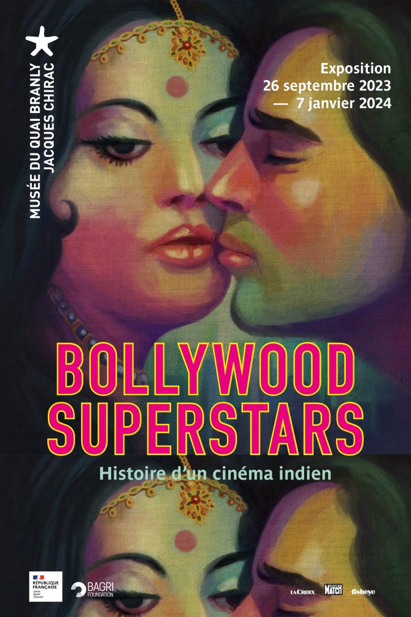 Bollywood Superstars exhibition at the Quai Branly Museum until 14th January 2024