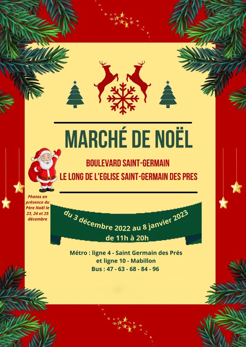 Marché de Noël de St-Germain-des-Prés