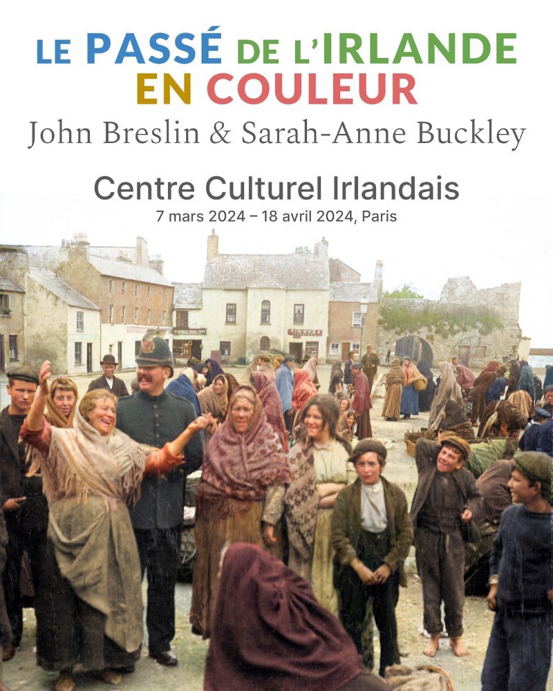 Old Ireland in Colour exhibition at the Irish Cultural Centre, 8th March - 21st April 2024