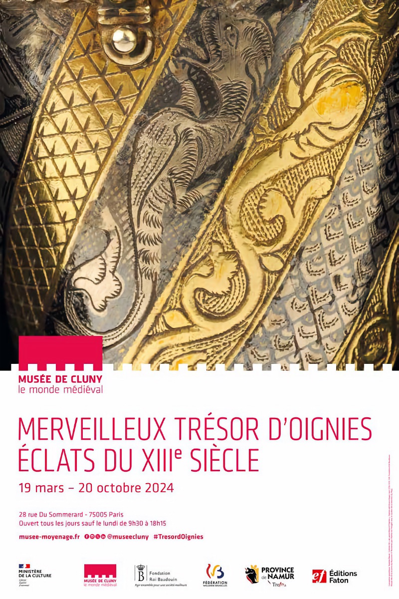 Exposition Merveilleux Trésor d'Oignies : Éclats du 13e siècle au Musée de Cluny jusqu'au 20 octobre 2024