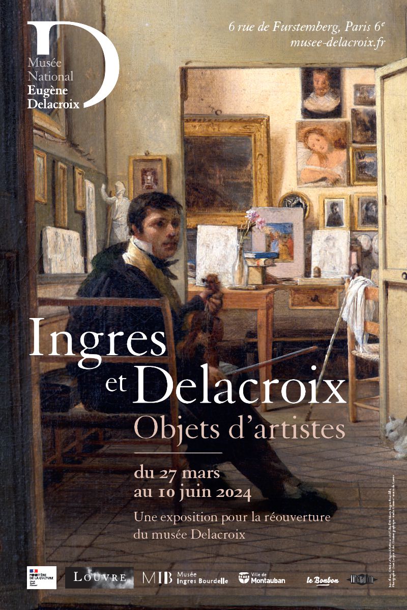 Ingres and Delacroix - Artists’ Objects exhibition at the Delacroix Museum until 10th June 2024