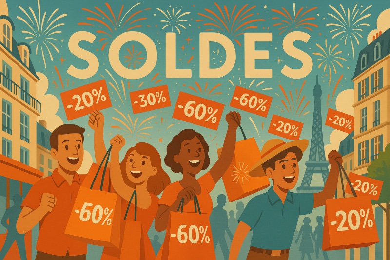 Les soldes d'été à Paris, du 25 juin au 22 juillet 2025