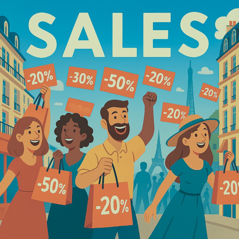 Les soldes d'été à Paris, du 25 juin au 22 juillet 2025